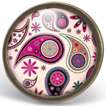 Charger l&#39;image dans la galerie, Bague cabochon &quot;paisley&quot;, bronze (ref.88)
