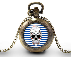 Montre gousset "le pirate",   bronze (ref.94)