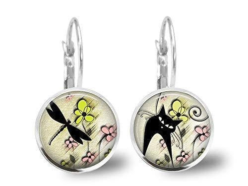 Boucles d'oreilles Cabochon, Boucles d'oreilles 