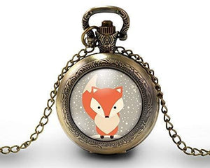 Montre gousset "fox",   bronze (ref.96)