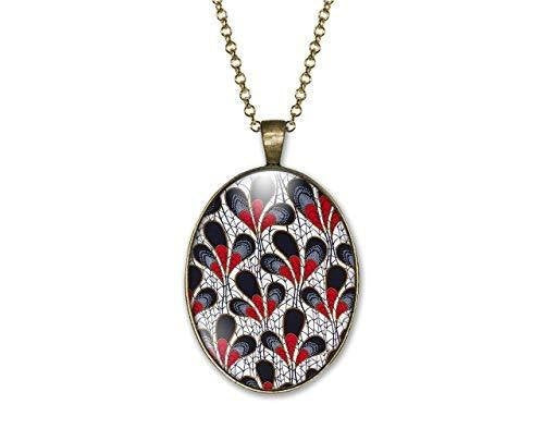 Collier Cabochon Fleur 