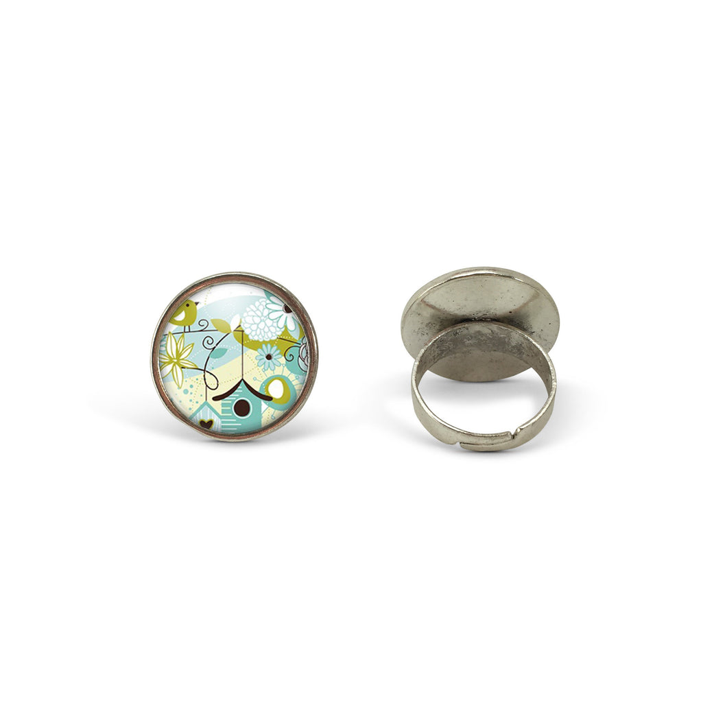 Bague Cabochon, hibou 